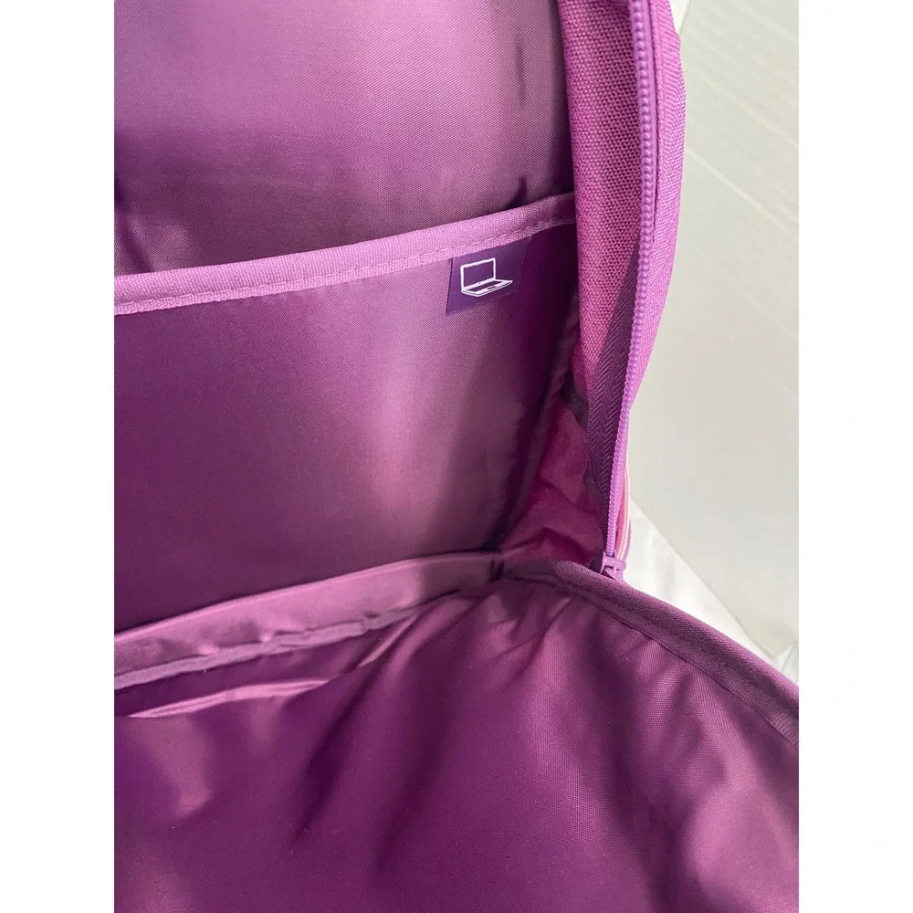 Reebok Marley Backpack Girls Purple Pink New Water Resistant Zip Adjustable stra